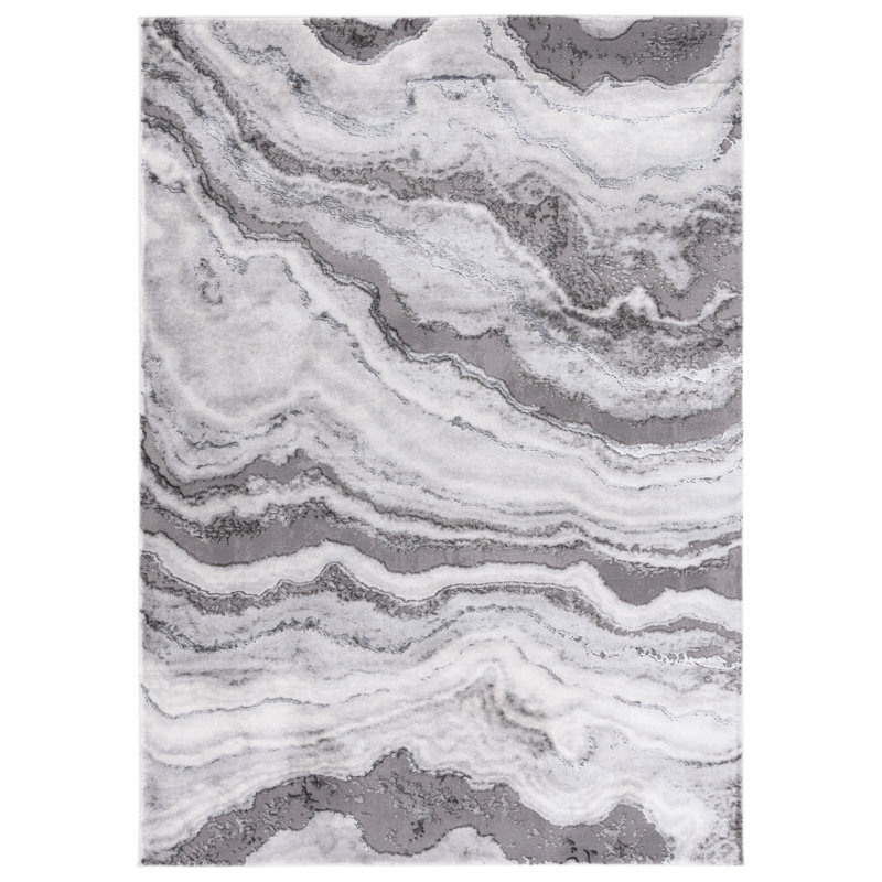 Quiln Performance Abstract Rug, Rectangle 6'7" x 9'