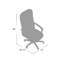 Chaise de bureau Mala à haut dossier, similicuir noir, mécanisme d'inclinaison à ressort