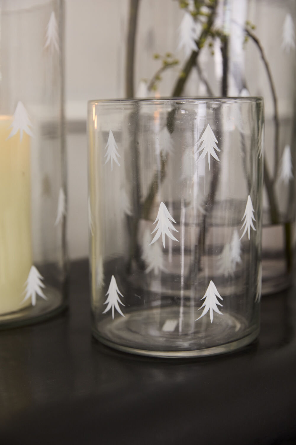 Votive Candle Holder, 7" H x 5" W x 5" D
