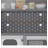 73'' Tall Kitchen Pantry Cabinet , 6 Level Flip Door with Pegboard Spacious, Adjustable & Stylish Metal Pantry Storage Cabinet, Anti-Tip Design Hutch for Kitchen, Dining Room, Living Room-867641987