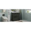 Meuble-lavabo de 30 po équipé d'un lavabo en céramique, de tiroirs pleine extension lisses et d'un design cannelé pour un abat-jour de style confortable, glissières de tiroir à fermeture en douceur, décoration contemporaine-790412046