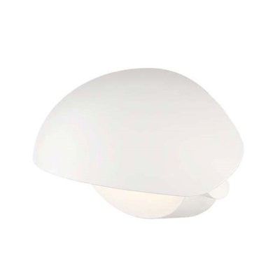 Adal White LED Outdoor Flush Mount