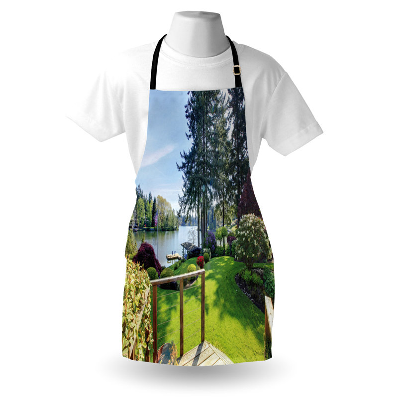 Multicolore, tablier nature unisexe, jardin de printemps, taille adulte