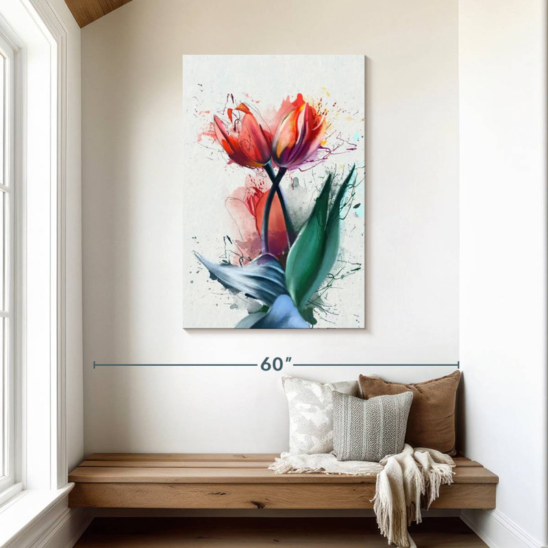 Harnek Tulips, 45" H x 30" W