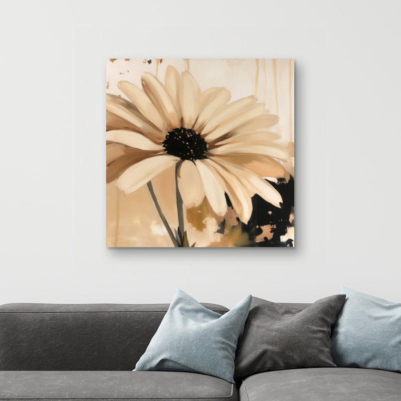 Beautiful daisy - 32"x32" art on canvas