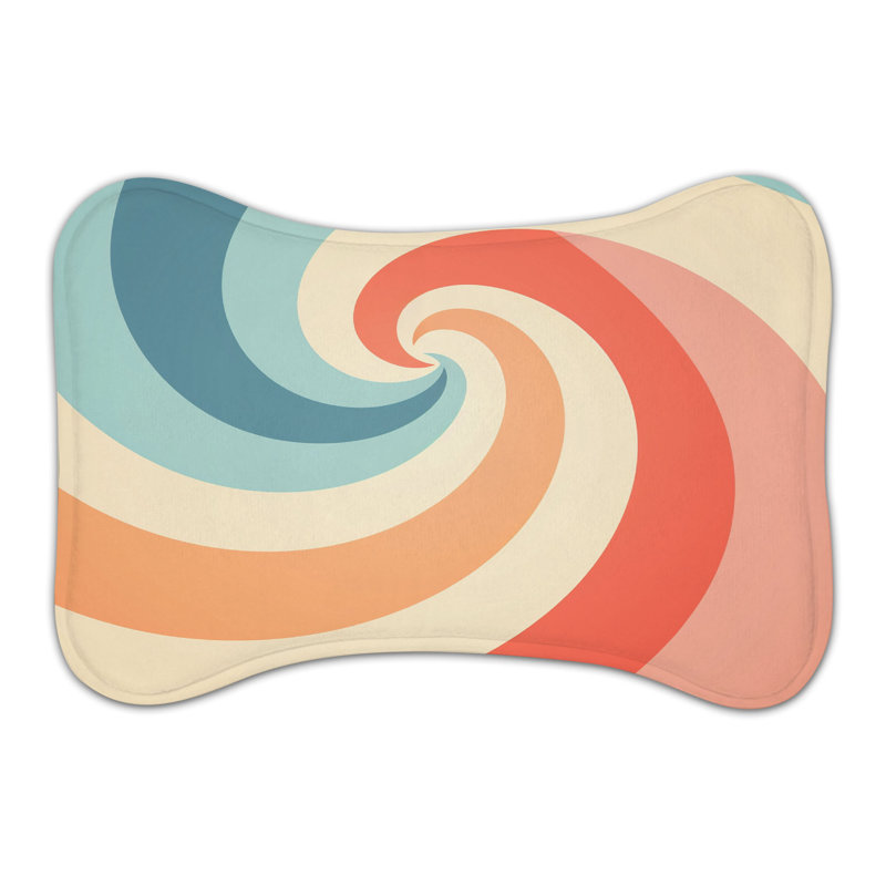 Classic Rhythms - 1 Piece Bone Shape Feeding Mat, XL (18")