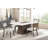 70.4" W Contemporary Dining Table, Dark Walnut