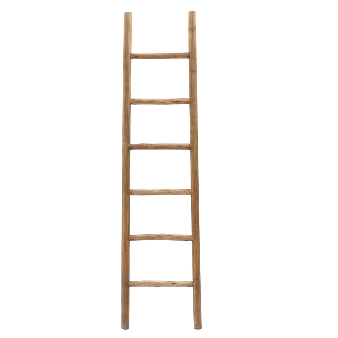 74.4'' Tall Wood Blanket Ladder Kelly Clarkson Home