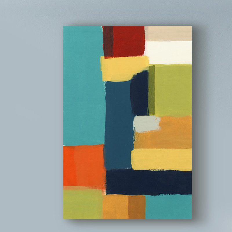 « metro palette i », reproduction de peinture à l’acrylique sur toile tendue, H 32 po x l 22 po x P 2 po