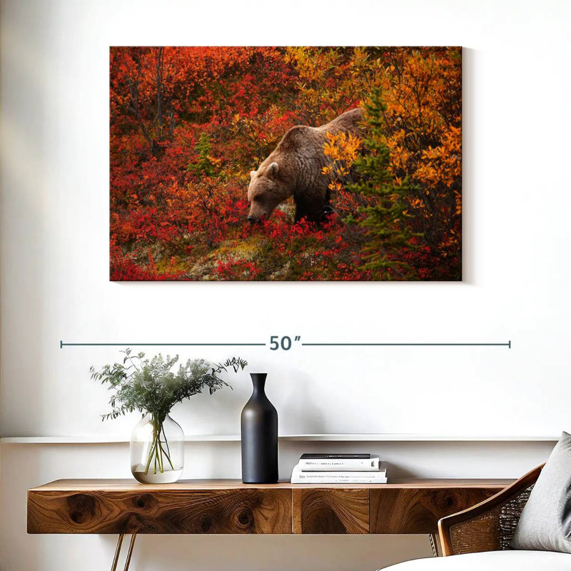 Crowle Alaskan Grizzly Bear, 26" H x 39" W