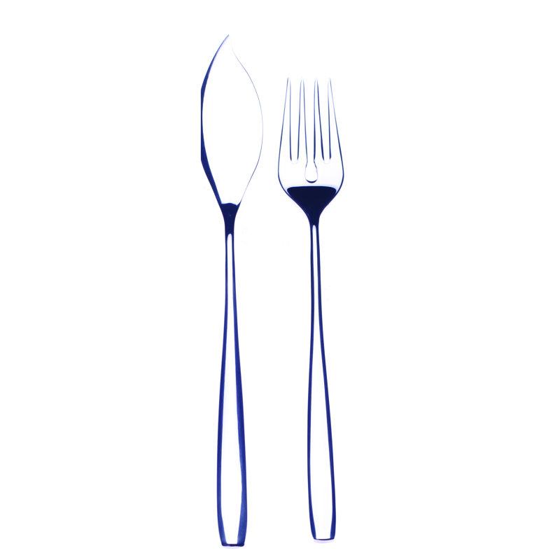 Ensemble de poissons Avanguardia - 24 pièces, Argent argent