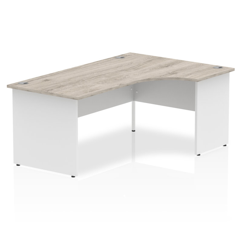 Zetta L-Shaped Executive Desk, 73 x 180 x 80, Left Orientation