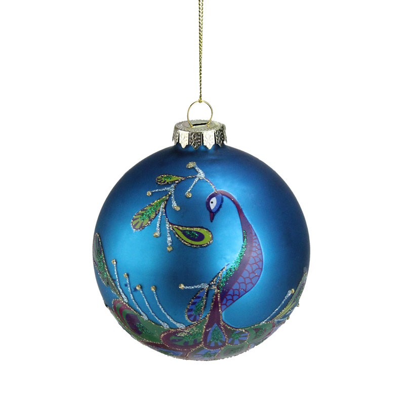 Ornement de Noël 4 po, Bleu
