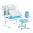 Kids Study Chair and Desk with Bookshelf & Drawer Height Adjustable -255274559