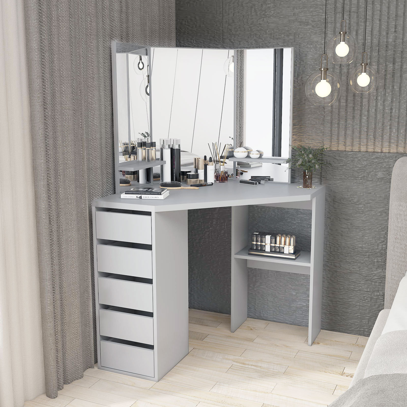 https://assets.wfcdn.com/im/91404948/compr-r85/2551/255172141/44-wide-vanity-makeup-desk-with-mirror-vanity-desk-with-5-sliding-drawers-storage-shelves.jpg