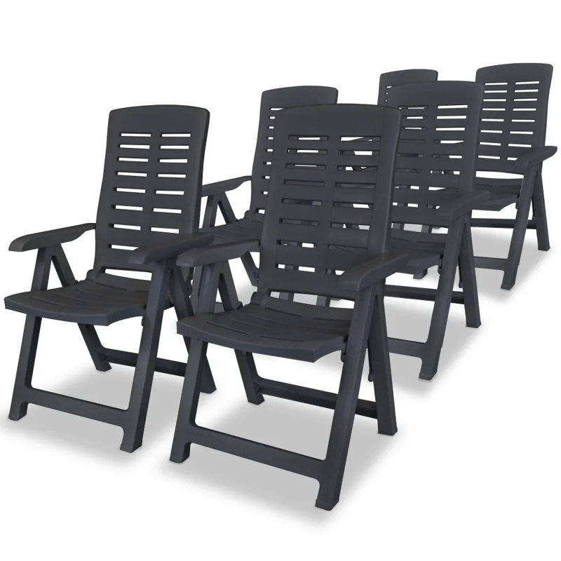 Lateashia Patio Dining Armchair, Antracite