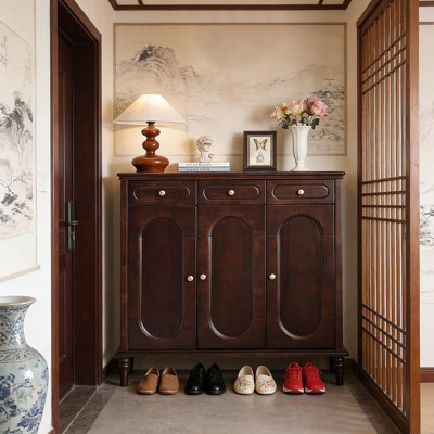 American-style household retro shoe cabinet