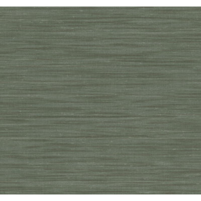 Sari Silk Green Faux Fabric Wallpaper