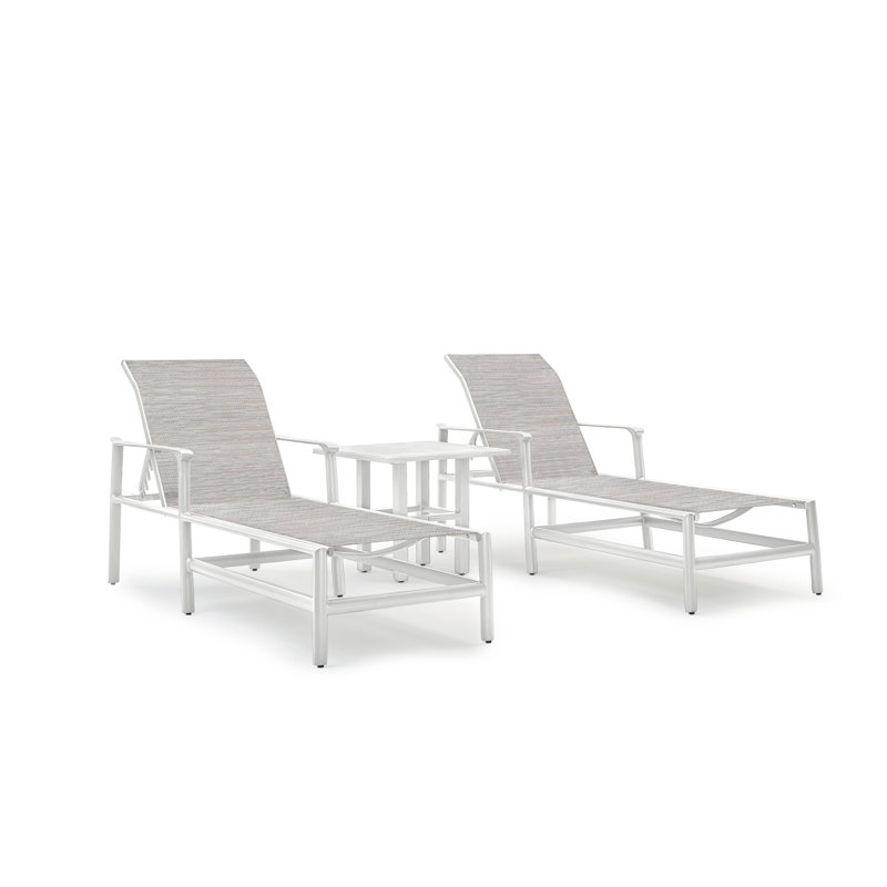 Chaise longue réglable Aspen Sling, Coastal Mist