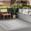 Tapis intérieur / extérieur gris clair Michaela-928750126