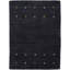 Handwoven Wool Gabbeh Uni Black Rug-1786674024