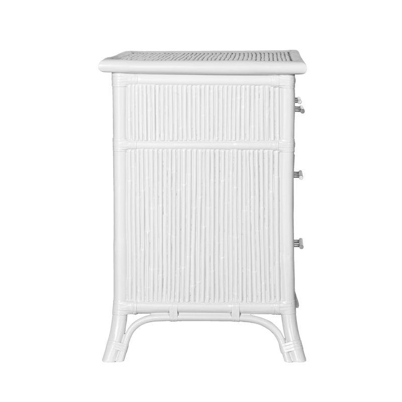 4 - Drawer Nightstand, White
