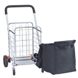 Folding Shopping Cart, 200 lbs Max Load Capacity, Grocery Utility Cart