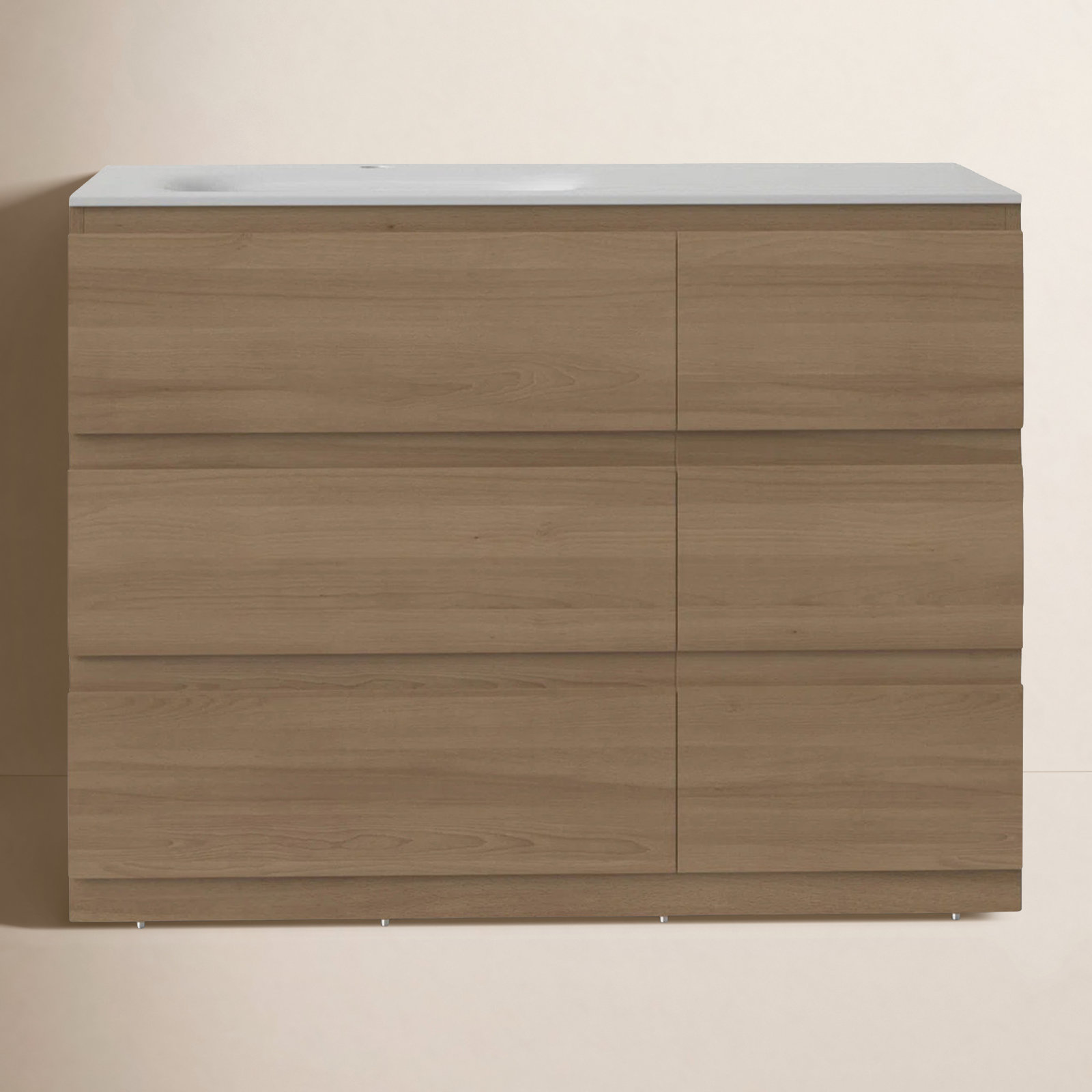 Arla 42'' Single Bathroom Vanity, Golden Oak