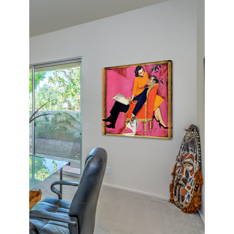 «The Year of Discontent» par Morgan Kane, reproduction d'art sur toile tendue, H 48 po x l 48 po