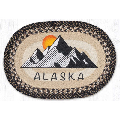  Oval Alaska Placemat – Nature-Inspired Table Accent 13"x19"
