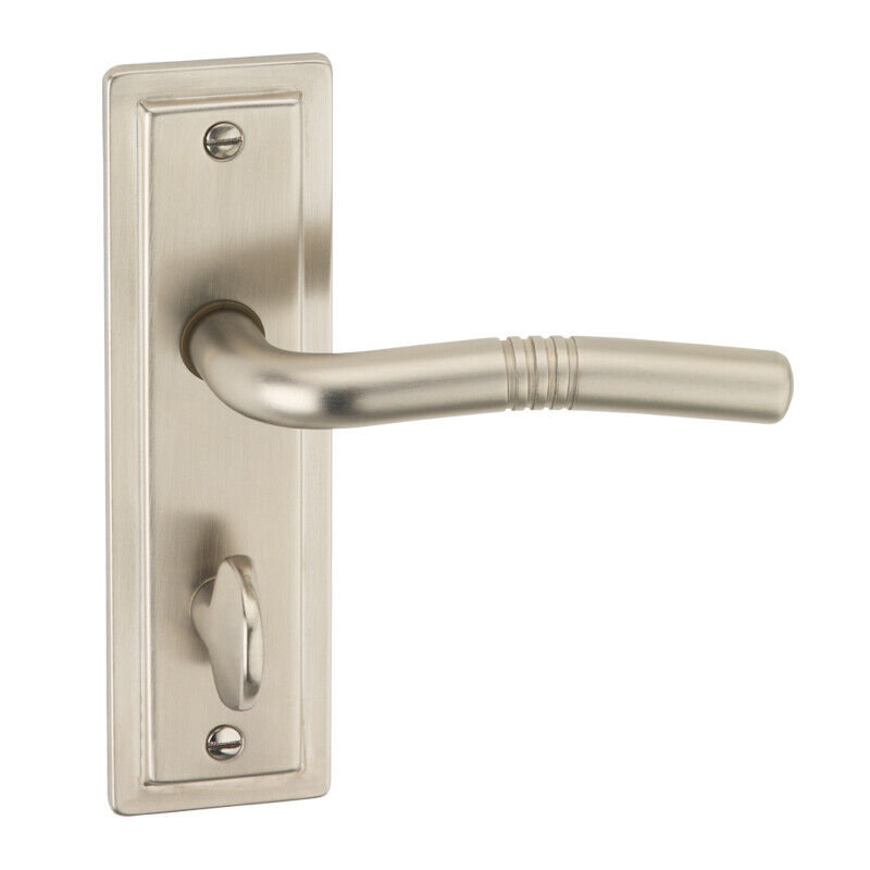 Door Handle, Satin Nickel