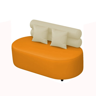 Faux Leather Upholstered Bench