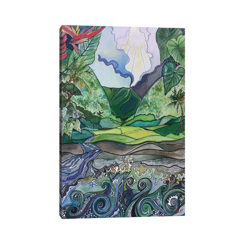 Waipio Valley, No Frame, Canvas, 12'' H x 8'' W