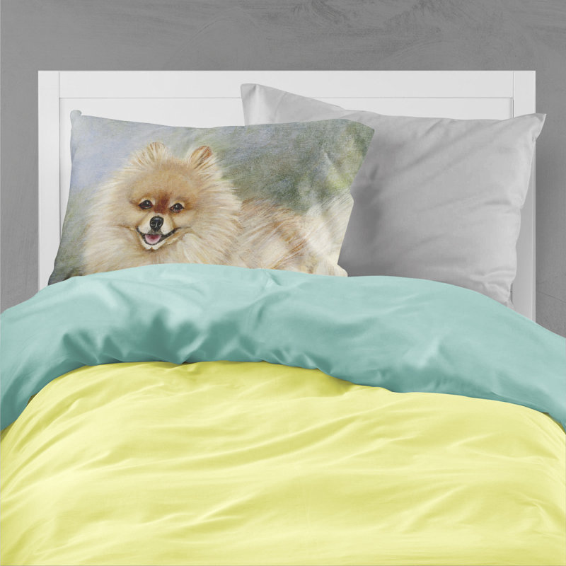 Pomeranian Microfiber Pillowcase