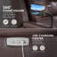 Leather Power Recliner and Recliner-1928681115