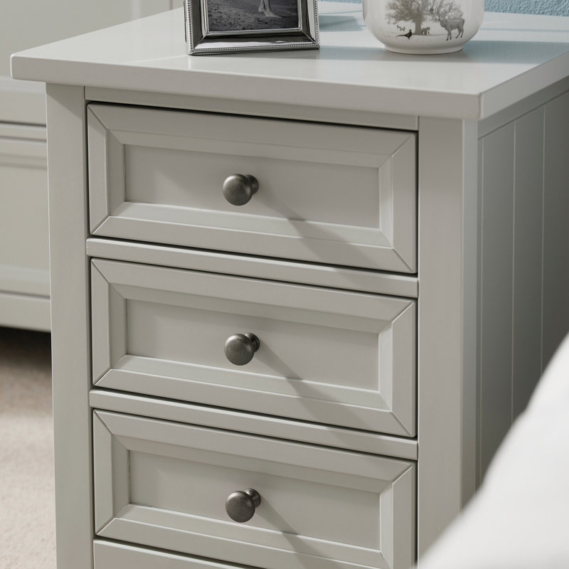 Jarin 48cm W Bedside Table, Grey