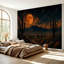 Papier peint auto-adhésif Sunrise Misty Forest-518993779-518993785