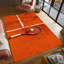 Tapis à motif géométrique moderne multicolore non tissé fin idéal pour ajouter une touche de couleurs vibrantes à n'importe quelle pièce ou espace de bureau
