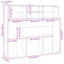 Headboard Cabinet Bedroom Home Indoor Bookcase-13363759-27686260