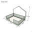 Lit double surélevé avec rails hauts, lit Montessori en bois avec lumière-959845520-959845524