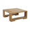 Capistrano Square Outdoor Teak Ottoman Patio Ottoman