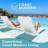 Gosports Coast Modern In Pool Lounge Chair - Waterproof & Weighted Chaise Lounger - Outdoor Furniture For Patio Or In Baja Shelf