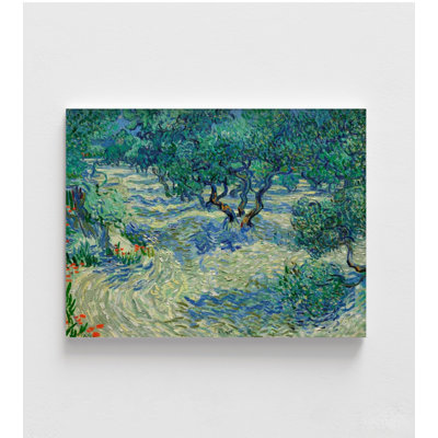 «Olive Orchard» par Van Gogh, impression encadrée d'oliviers, impression d'arbres de Van Gogh, oliviers par Van Gogh, impression de Vincent Van Gogh, art mural encadré