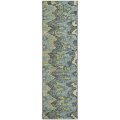 Premium Machine Washable Prisco Sage Rug
