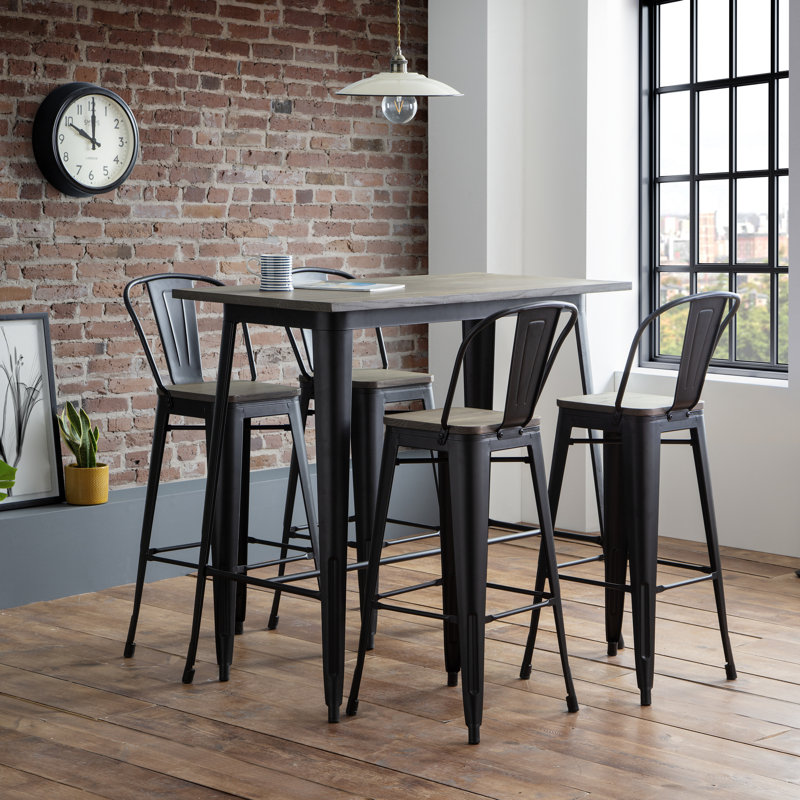 Ohlone Counter Stool with Metal Frame