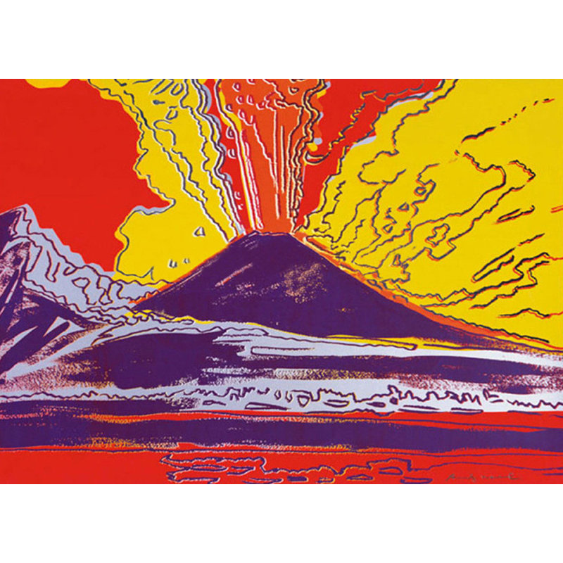 Mont Vésuve, 1985, H 17 po x l 24 po