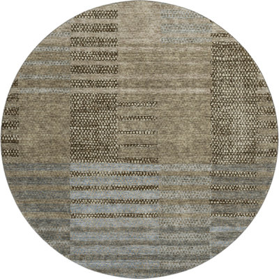 Premium Machine Washable Prisco Taupe Rug