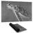 Grayscale sea turtle - 14.00"x24.25" Desk mat