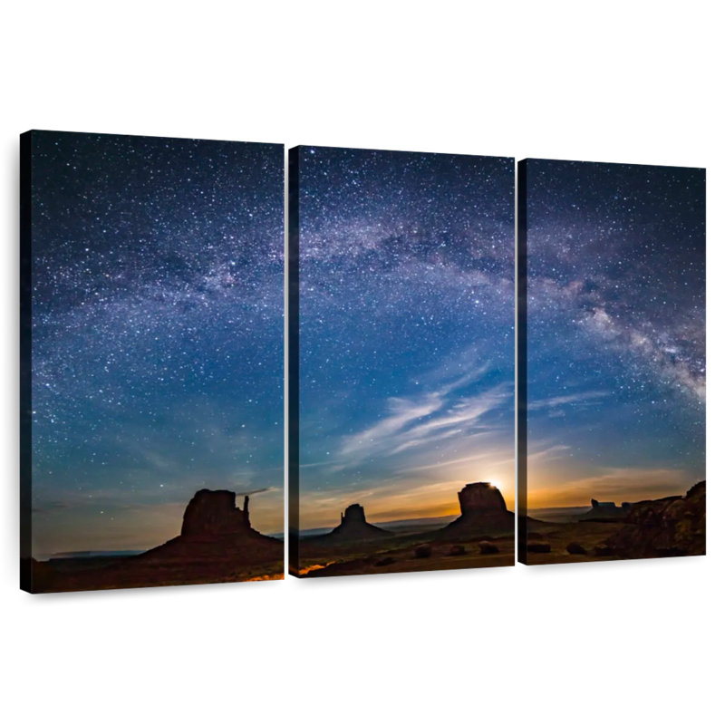 Alvord Milky Way Over Monument Valley, 24" H x 38" W