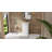 Badeloft Square Stone Resin Freestanding Pedestal Bathroom Sink SB-01-A-G in Glossy White-35943468